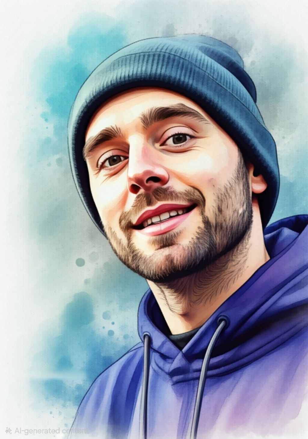 English Teacher Zubeyir Yurtkuran smiling, representing the concept of being prepared and confident.