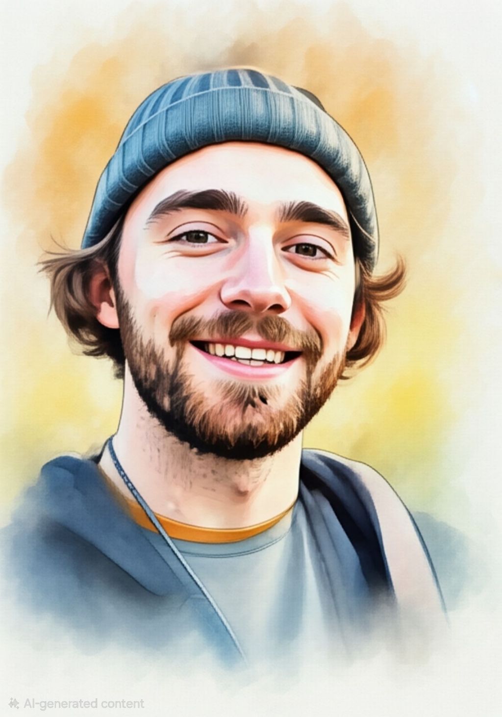 English Teacher Zubeyir Yurtkuran smiling, representing the concept of time perception for the idiom 'Time flies when you're having fun' for ESL learners.