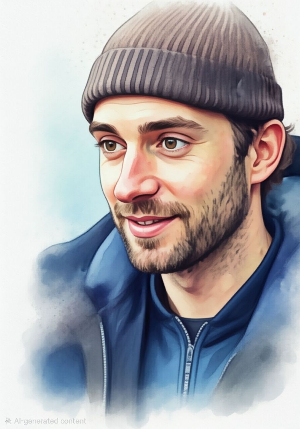 A thoughtful man looking ahead, representing the wisdom and caution gained from experience.